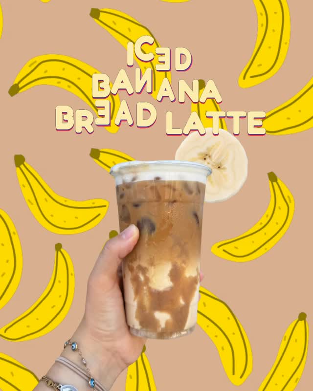 Banana bread latte